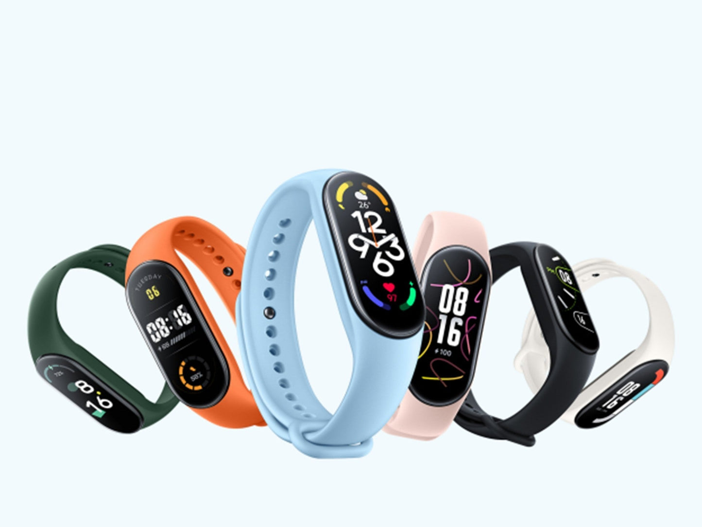 Techancy Pulseira De Silicone Cinzenta KC2107, Compatível Com A Mi7 Smart Band, Material De Silicone, Macio E Confortável.