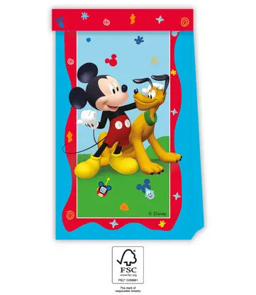 4pcs paper party bags MICKEY ROCK THE HOUSE