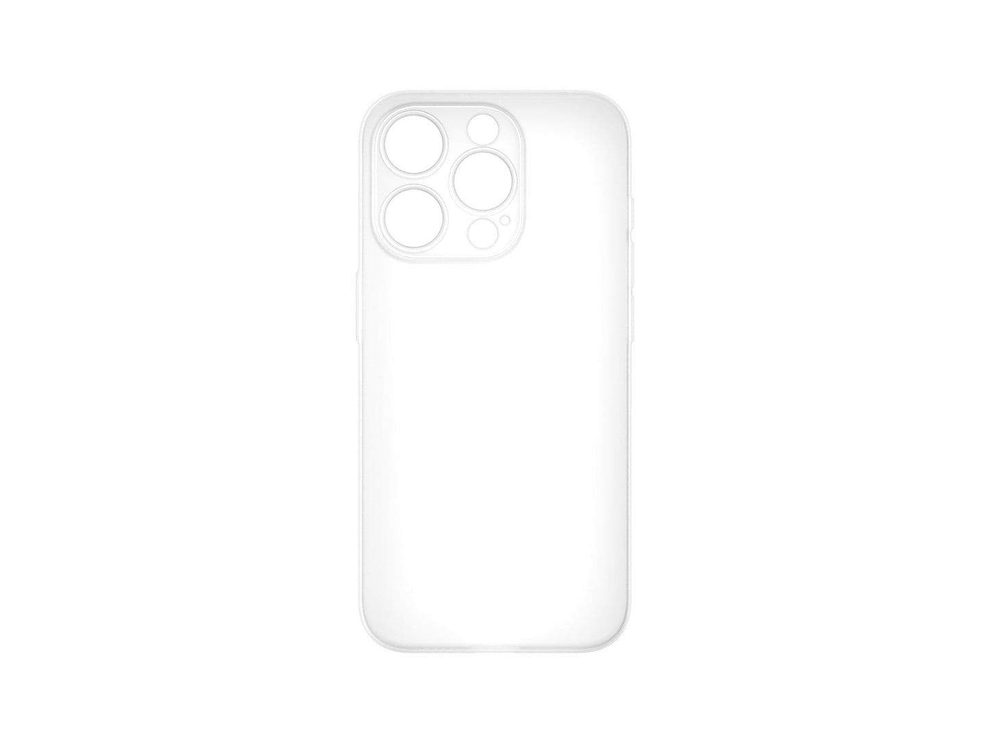 Techancy Capa Para Telemóvel Ultrafina Cor Transparente KX5605, Compatível Com O Telemóvel Iphone 15 Pro Max, Material Pp De 0,5 Mm.