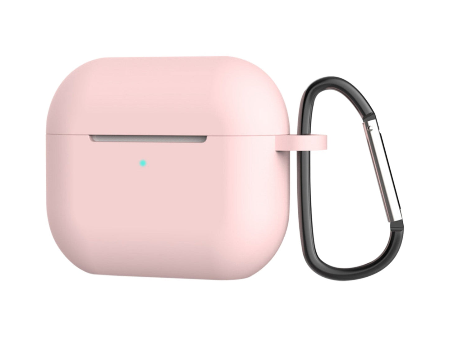 Capa protetora de silicone para auriculares Techancy, KC2114, compatível com AirPods de 3.ª geração, rosa