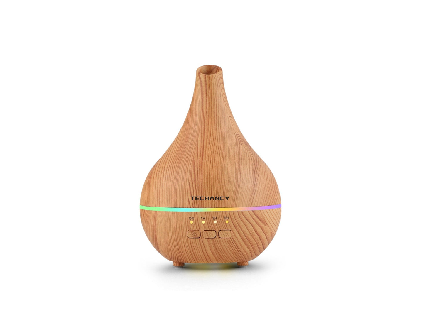 Difusor de aromaterapia Techancy, LD3914, com função humidificadora, acabamento em madeira
